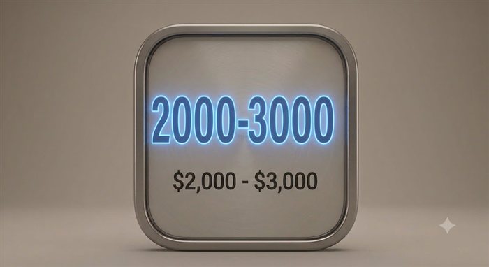$2,000 – $3,000